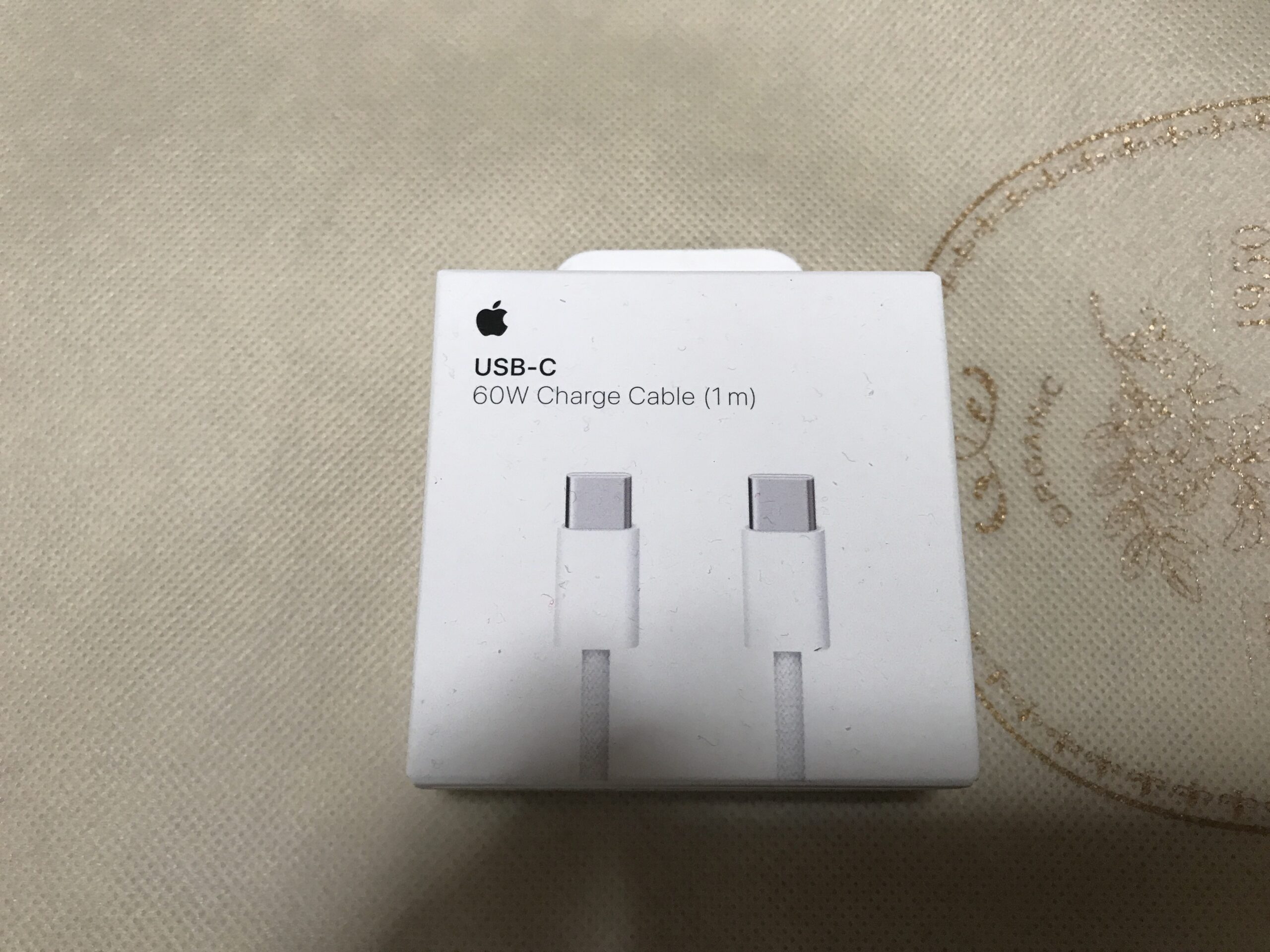 Apple 60W USB-C充電ケーブル（1 m）